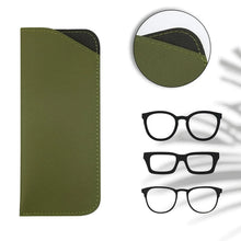 Slim PU Leather Glasses Sleeve - (1 Pc) - justgrabit.in | Just Grab It