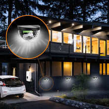 6 LED Solar Powered Wall Mount Fence Light with Honeycomb Shade Design (2 Pc Set) - justgrabit.in | Just Grab It