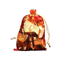 Net Fabric Drawstring Pouch – Ideal for Dry Fruits, Organza Shagun Potli (Mix Sizes & Design) - justgrabit.in | Just Grab It