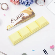 3D Chocolate Shaped Erasers Soft Pencil Erasers Supplies for Office School Students Drawing Writing Classroom Rewards for Return Gift, Birthday Party, School Prize (1 Pc 4 grid) - Justgrabit Inc.