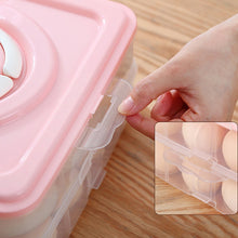 Double Layer Premium 48 Grid Egg Storage Box for Egg Storage Container - justgrabit.in | Just Grab It