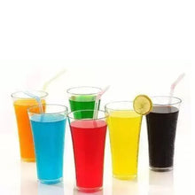 Stylish look Plastic Juicy Glass, Transparent Glasses Set 300ml (6pcs) - Justgrabit Inc.