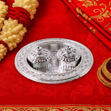Round Shape Special Puja Thali, Kumkum Thali Holder (1 Pc / Small) - justgrabit.in | Just Grab It