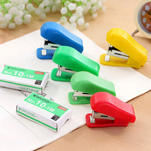 Mini Stapler Set Staples – Assorted Colors | No.10 Staplers with Pins (20 pcs Set) - justgrabit.in | Just Grab It