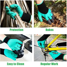 Heavy Duty Garden Gloves with Claws (Washable): 1 Pair (Mix Color) - Justgrabit Inc.