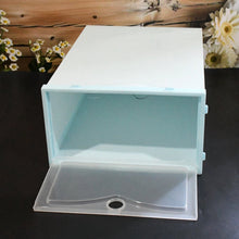 1 Layer Plastic Shoes Storage Box, Stackable Shoe Storage (1 pc / 32x21x12 CM) - justgrabit.in | Just Grab It