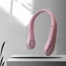 Portable Neck Fan: Holiday Hands Free Bladeless Neck Fan, 360° Cooling Hanging Fan, USB Rechargeable Personal Neck Fan, Wearable Neck Fan Suitable for Traveling - Justgrabit Inc.
