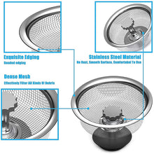 Stainless Steel Sink Strainer Basket Strainer Kitchen Sink Strainer (1 Pc) - justgrabit.in | Just Grab It