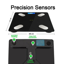 Bluetooth Body Fat Scale Digital Smart Body Weight Scale iOS and Android App to Manage Body Weight, Body Fat, Water, Muscle Mass, BMI, BMR, Bone Mass and Visceral Fat with BMI Scale - Justgrabit Inc.