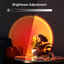Multi Colors Sunset Lamp, Sunset Projection Lamp LED Night Lights - Justgrabit Inc.
