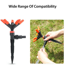 Automatic Garden Sprinkler 360 Degree Rotating Adjustable 5 Arm (1 Pc) - justgrabit.in | Just Grab It