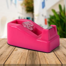 Plastic Tape Dispenser Cutter for Home Office use (1 pc) - justgrabit.in | Just Grab It