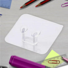 Transparent Self - Adhesive Wall Hook – Drill - Free, Waterproof & Oil - Proof for Toothbrush, Socket (1 Pc) - Justgrabit Inc.