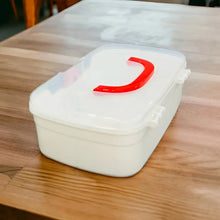 3 - Compartment First Aid Box - Portable Medicine Storage with Detachable Tray & Transparent Lid - Justgrabit Inc.