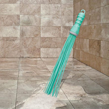 Plastic Hard Bristle Broom for Bathroom Floor Cleaning – Wet & Dry Scrubbing - justgrabit.in | Just Grab It