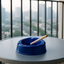 Oblivion Dark Blue Plastic Ashtray (1 pc) - justgrabit.in | Just Grab It