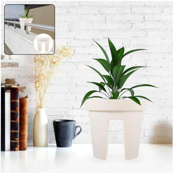 Riding Pot Bling Decor Creative Flowerpot Balcony Flower Pot Holder (1 Pc / MOQ : - 2 Pc) - justgrabit.in | Just Grab It