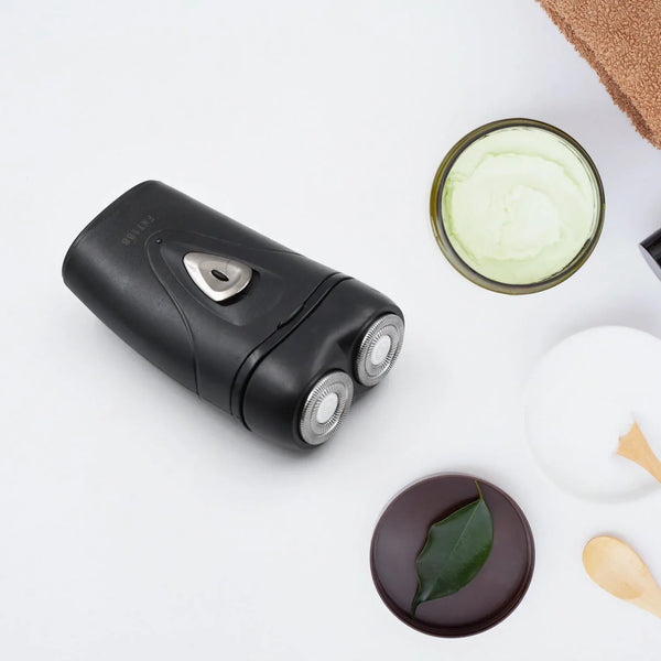 Men's Electric Shaver with Double Floating Heads Rechargeable | Portable, Cordless, Travel Electric for Men | USB Rechargeable Shaver | Water Resistant | Flexible Floating Shaving Heads - justgrabit.in | Just Grab It