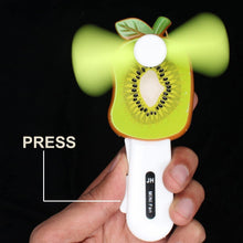 Mini Hand Pressure Fruit - Shaped Fan for Kids (1 Pc / Mix Design) - justgrabit.in | Just Grab It
