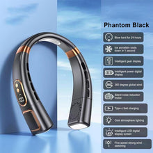 Premium USB Rechargeable Fashion Neck Fan with Digital Display (1 Pc) - justgrabit.in | Just Grab It