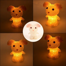 Crystal LED Night Light Lamp – Cute Glowing Animal Decorative Light (1 Pc) - Justgrabit Inc.