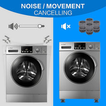 Adjustable Anti - Vibration Pads for Washing Machine and Refrigerator Base (4 Pc) - justgrabit.in | Just Grab It