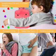Pink Hot Water Bag with Cover Relief for Neck - justgrabit.in | Just Grab It