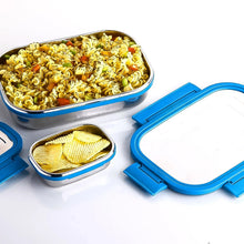 Apex Jerry Lunch Box Premium Stainless Steel Food Container (2 Pc / 700+200 ML Approx) - Justgrabit Inc.