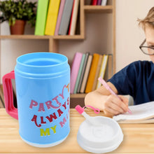 Insulated Mug with Lid Handle Flexible Straw with Cap (709 ML) - Justgrabit Inc.