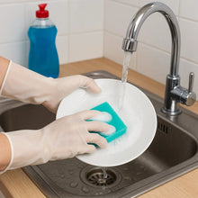 Medium Reusable Household Cleaning Gloves - (2 Pc / Set) - justgrabit.in | Just Grab It