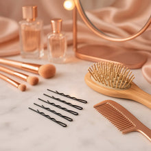 Small Black Hair Bobby Pins (36 Pc) - justgrabit.in | Just Grab It