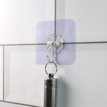 Heavy Duty Flower Adhesive Wall Hooks - (10 Pc / Set) - justgrabit.in | Just Grab It