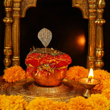 vastu Kalash Pooja Decorative Copper - Style Kalash - (1 set) - justgrabit.in | Just Grab It