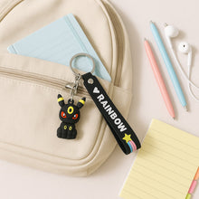 Cute Cartoon Silicone 3D Key Chain with Metal Hook & Strap (Pack of 1 / Mix Design) - justgrabit.in | Just Grab It