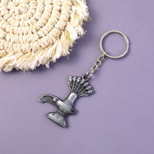 Premium Metal Shiva Lingam with Naag Religious Keychain (1 Pc) - justgrabit.in | Just Grab It