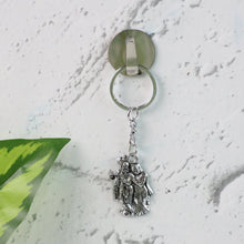 Radha Krishna Metal Keychain (1 Pc) - justgrabit.in | Just Grab It