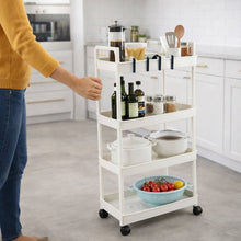 4 Layer Multipurpose Kitchen Storage Organizer Trolley with Wheels - justgrabit.in | Just Grab It