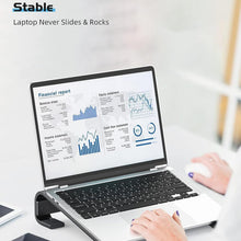 Fixed Metal Laptop Stand for Desk (25 × 26 cm) - justgrabit.in | Just Grab It