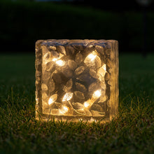 Solar Ice Cube Garden Light for Pathways & Christmas Decor - justgrabit.in | Just Grab It