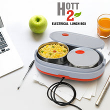 Orbit Electric Lunch Box with Dual Stainless Steel Containers Set - justgrabit.in | Just Grab It