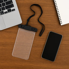 Mobile Cover Pouch Transparent Waterproof Sealed Plastic Smartphone Protective Pouch Cover/Bag for All Mobile Phones - justgrabit.in | Just Grab It