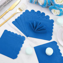 Royal Scalloped Disposable Paper Napkins (23 x 23 Cm / Approx 120 Pc) - justgrabit.in | Just Grab It