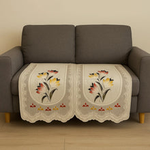 Floral Sofa Protector Runner - (1 Pc / 220x27 Inch) - justgrabit.in | Just Grab It