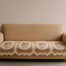 Floral Sofa Seat Runner Protector - (1 Pc / 134x28 Inch) - justgrabit.in | Just Grab It