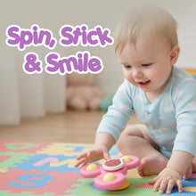 Colour Baby Spinner Toy Set – Suction Cup Sensory Spin Toys (3 Pc Set) - justgrabit.in | Just Grab It