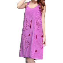 Soft & Absorbent Microfiber Bath Towel Wrap with Shoulder Straps (1 Pc) - justgrabit.in | Just Grab It