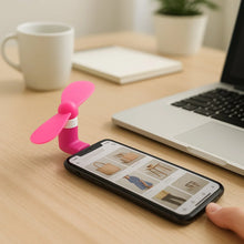 Mini Mobile Phone Cooling Fan - (1 Pc) - justgrabit.in | Just Grab It