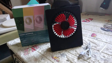 Portable Desk Fan – 1 Speed Setting, Personal Table Fan for Office, School & Home Use (1 Pc) - Justgrabit Inc.
