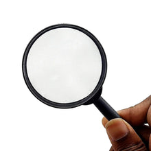 Magnifying glass Lens - reading aid made of glass - real glass magnifying glass that can be used on both sides - glass breakage - proof magnifying glass, Protect Eyes, 90mm & 60mm (2pc Set) - Justgrabit Inc.