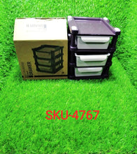 Mini 3 Layer Drawer Used for storing makeup equipment’s and kits used by women’s and ladies. - Justgrabit Inc.